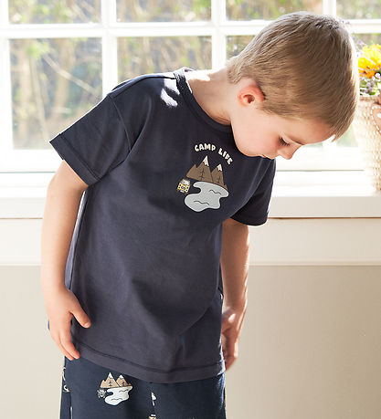 M?Slå T-shirt - Cozy Me Camp Life - Night blue
