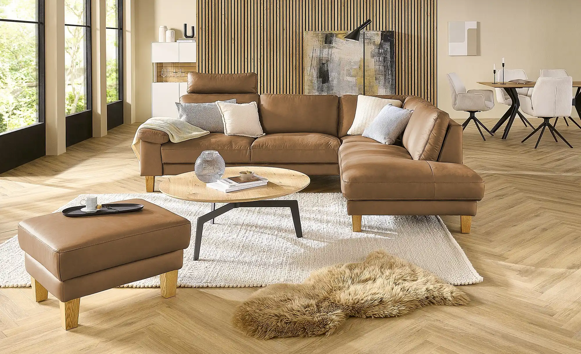 Ravensberger Werkstätten Ecksofa Leder RW-Select