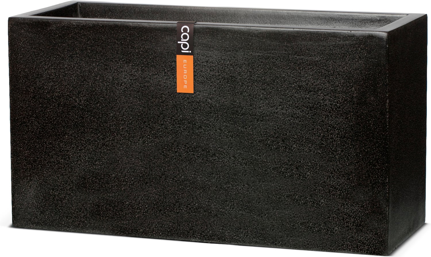 Capi Europe plantenbak Lux Terrazzo zwart 100 x 40 x 55 cm