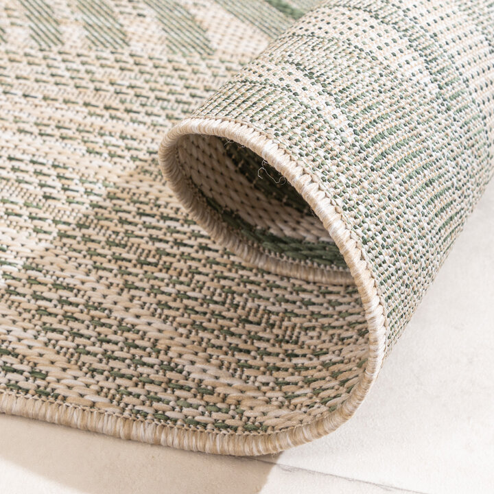 Buiten vloerkleed - Tiga Palm Groen