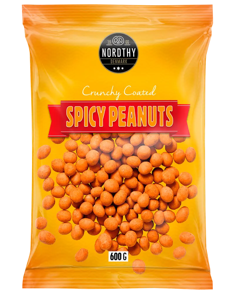NORDTHY Spicy Peanuts 600 g