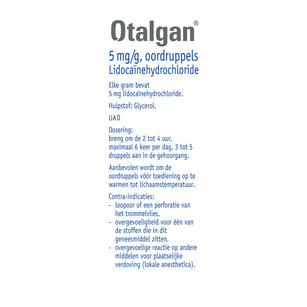 Otalgan Oordruppels 12 gr