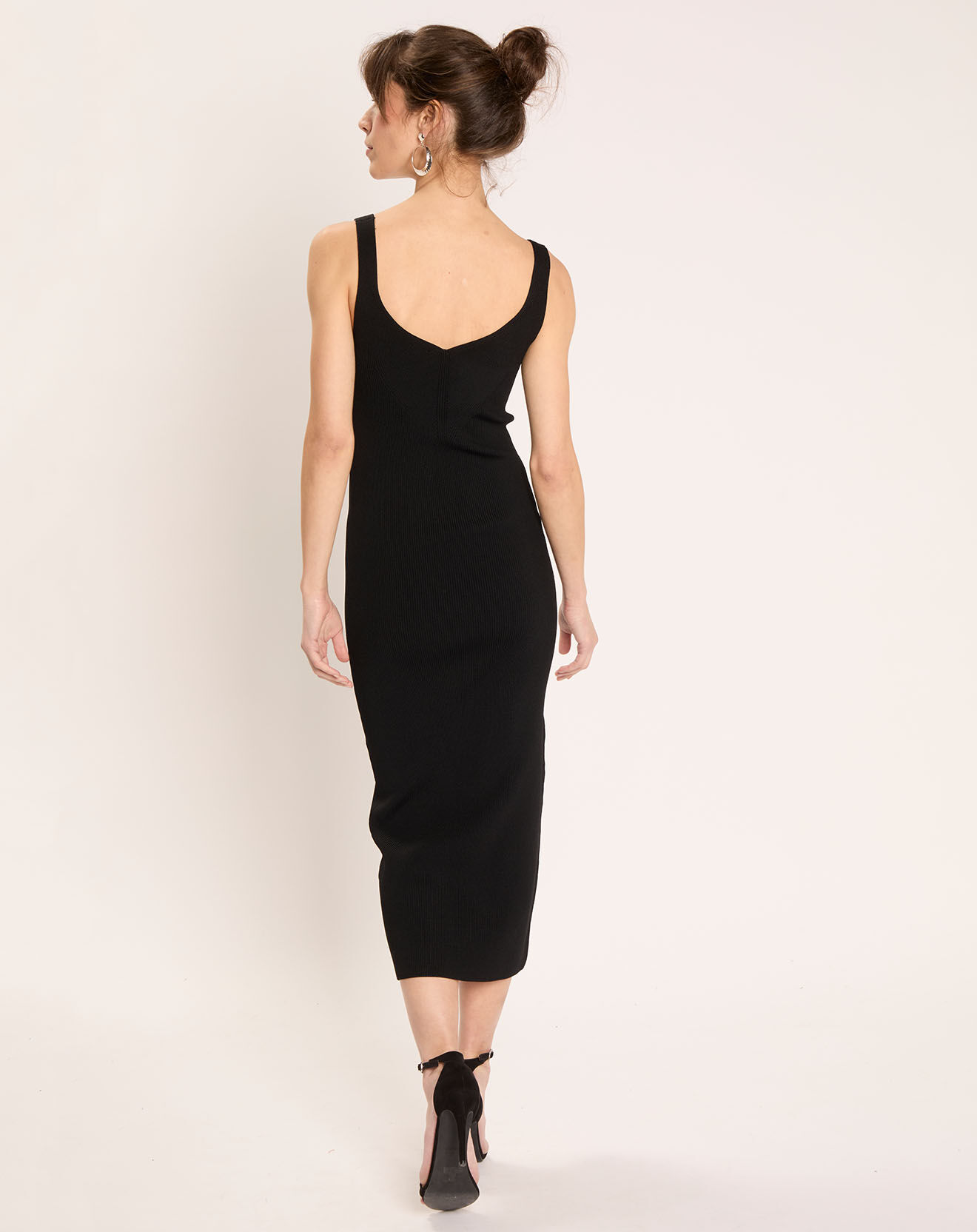 Zapa Robe en maille Remir noire