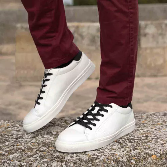 Baskets BLANC DENIM SIDE