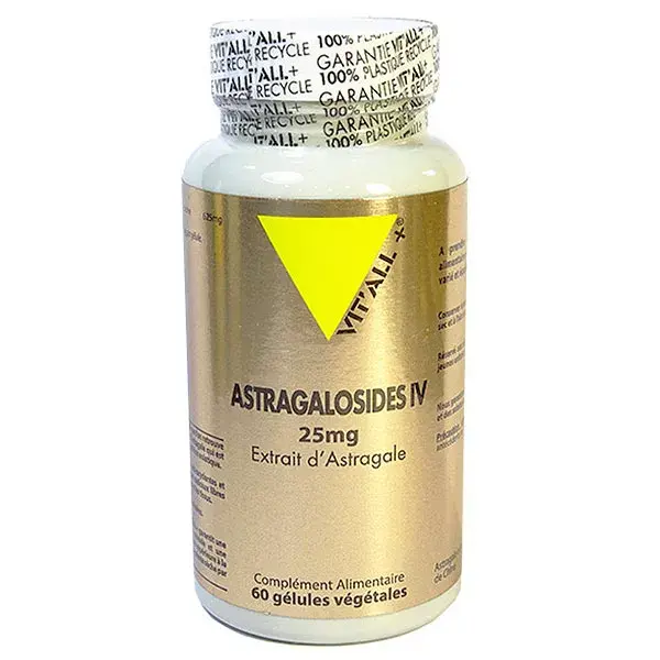 Vit'all+ Astragalosídeos IV 25mg 60 cápsulas vegetais