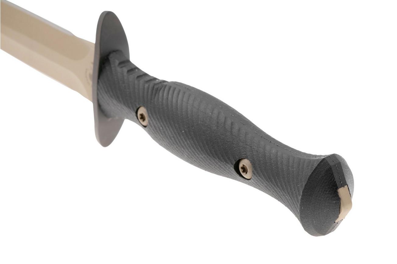 Spartan Blades Harsey Dagger SB49DEBKKYTN Flat Dark Earth, Black Micarta, dolk, kydex schede