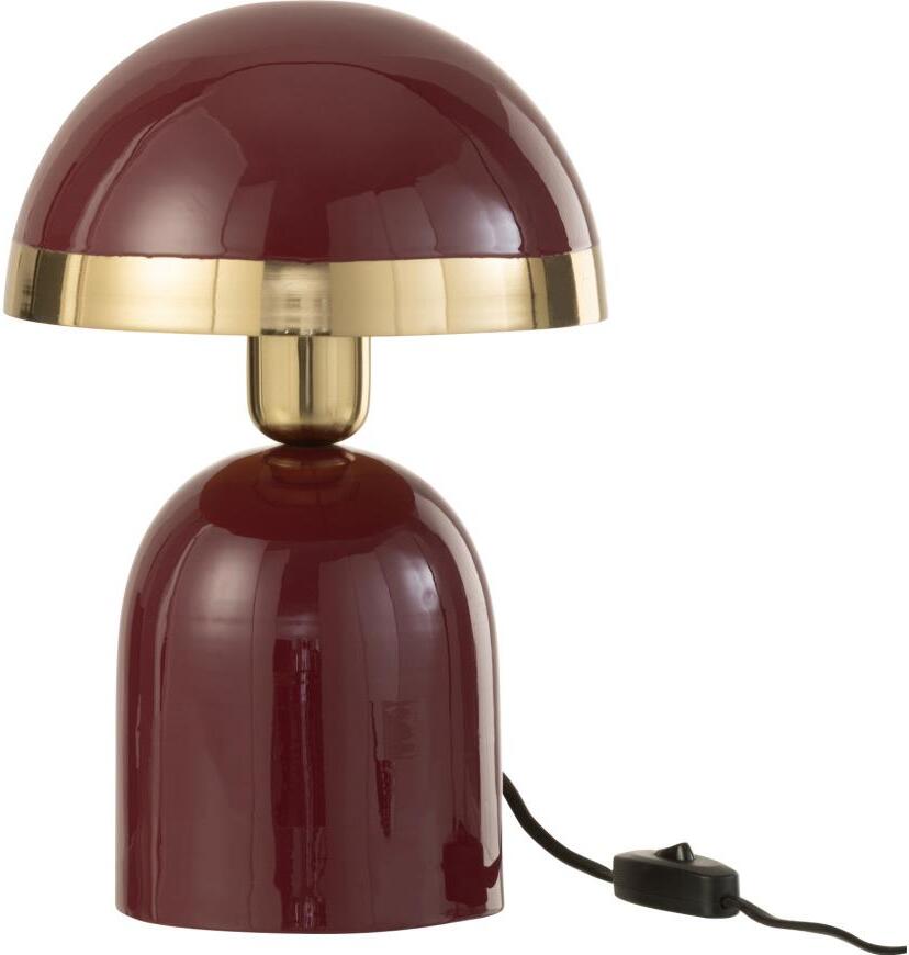 J-Line tafellamp bruin D 20 H 30 cm