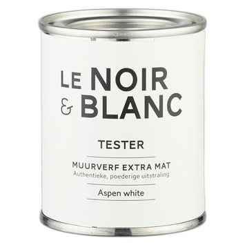 Le Noir & Blanc muurverf extra mat aspen white 100 ml