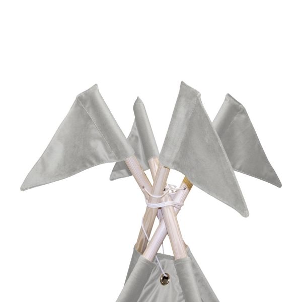 Overseas With Flags Tipi – Velours – Beige