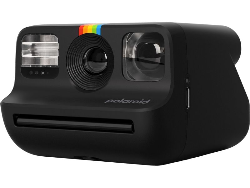 Polaroid Fotokamera Go Gen 2.0 Schwarz Ultrakompakte Sofortbildkamera im Retro-Stil