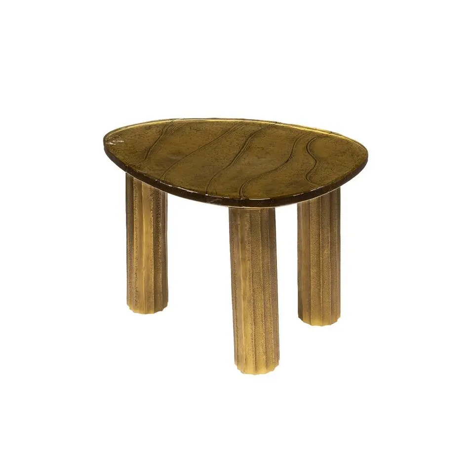 Fraaai - Benny salontafel S - goud antiek finish