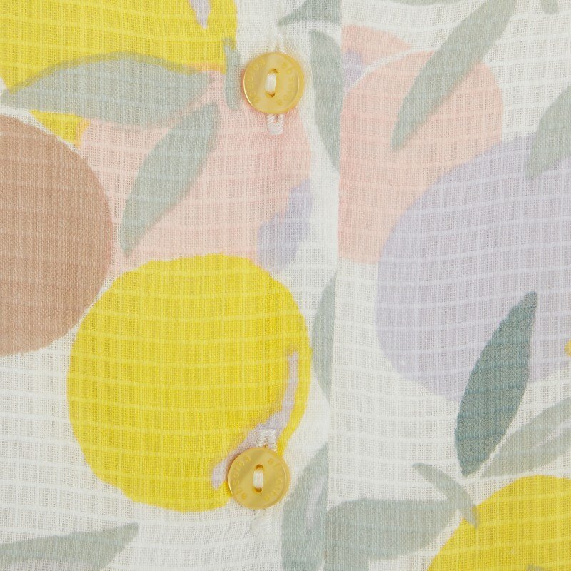 Robe sans manches bébé fille en coton jaune Absorba Jaune