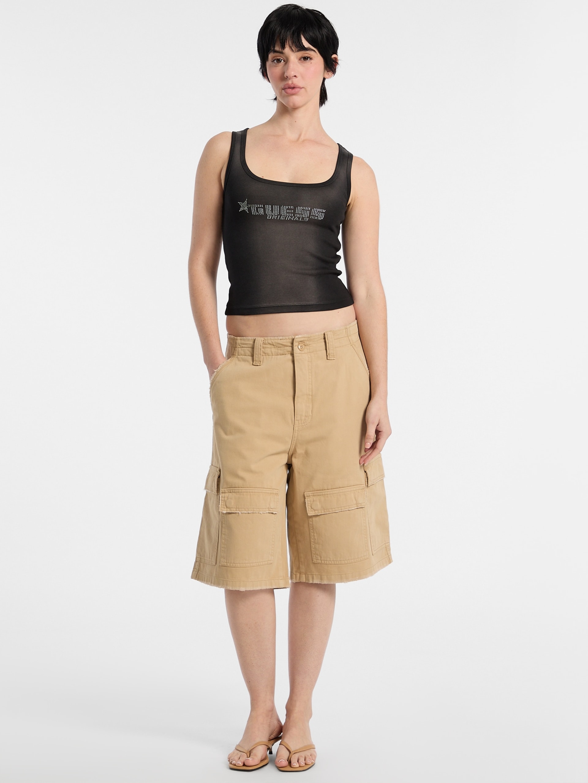Calções cargo GUESS Originals Eco Twill