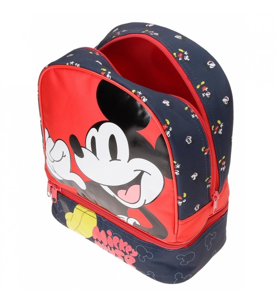 Mochila Joumma Mickey Mouse Fashion vermelha