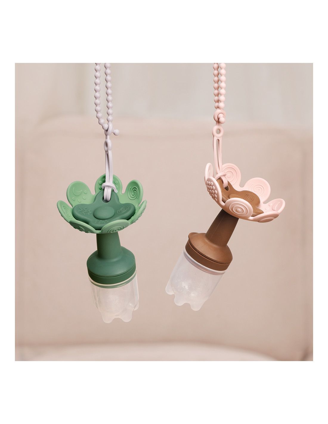Haakaa Blumenförmiger Fruchtsauger und Gefrierhülle Set