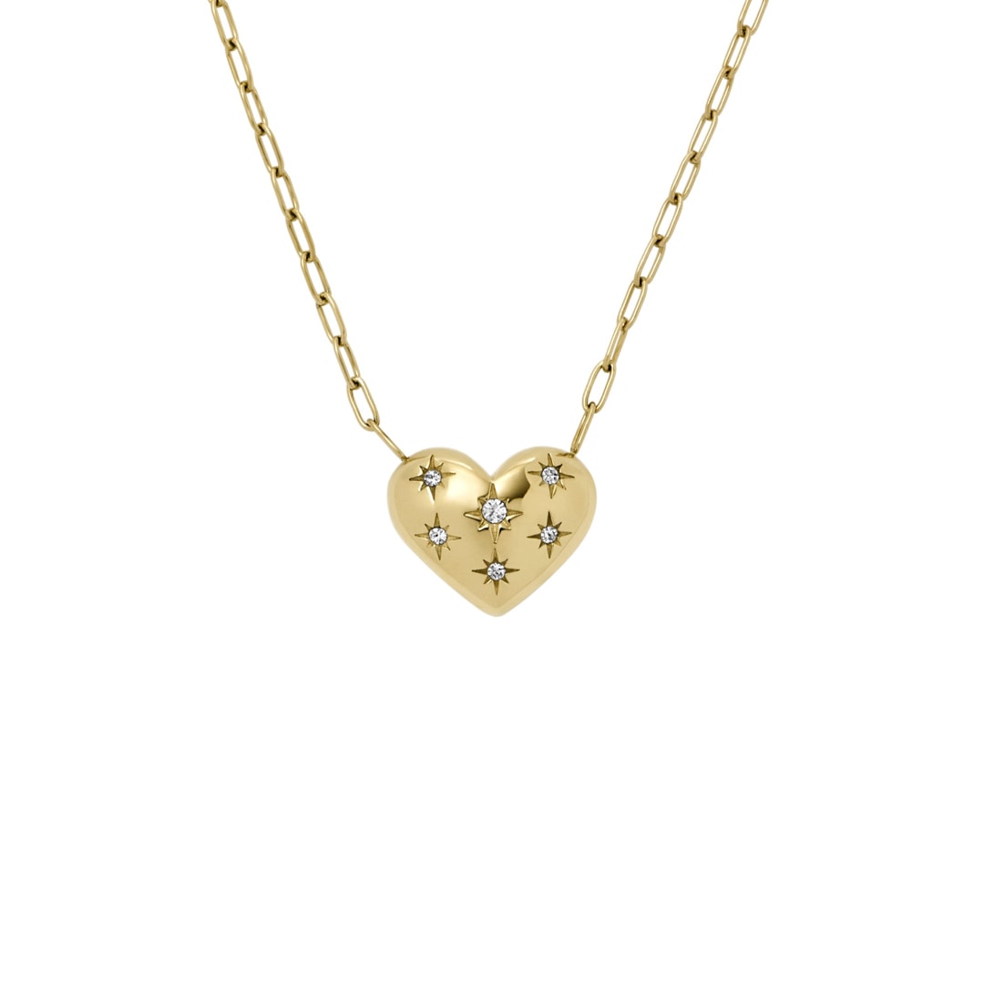 Fossil Halskette Sadie All My Love Anhänger Heart Goldig