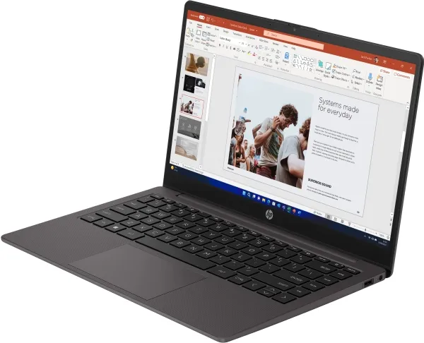HP 240 G10 Notebook - Intel N-series - N100 / op til 3.4 GHz - Win 11 Home - UHD Graphics - 8 GB RAM - 256 GB SSD NVMe - 14