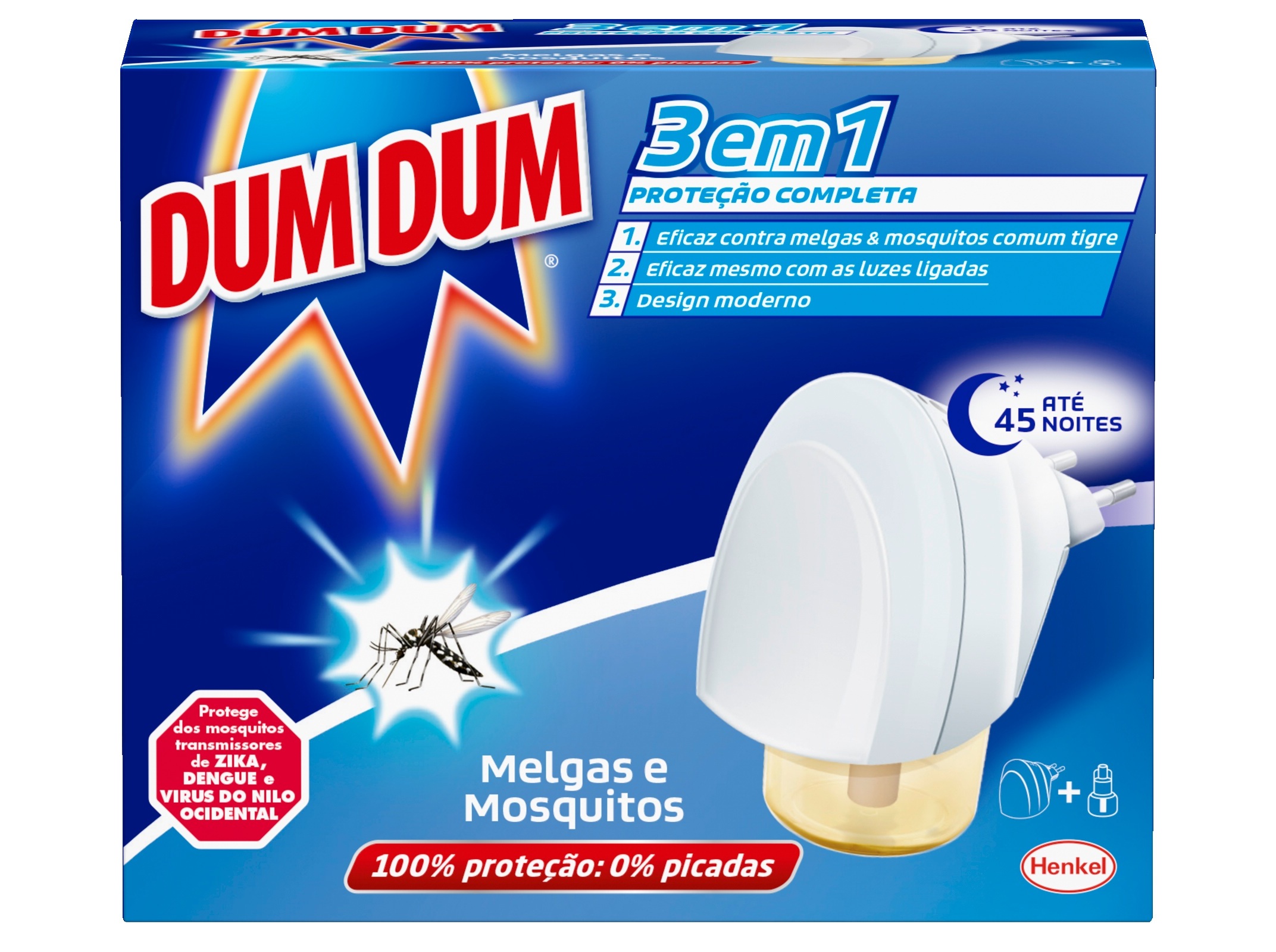 INSECTICIDA DUM DUM ELÉCTRICO MELGAS E MOSQUITOS 18ML