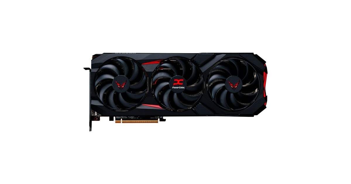 PowerColorRadeon RX 9070 Red Devil 16GB OC grafische kaart  (Zwart, RDNA4, GDDR6, 3x DisplayPort, 1x HDMI)
