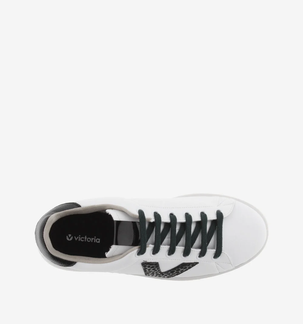 TENIS FAUX LEATHER & ANIMAL PRINTVERDE