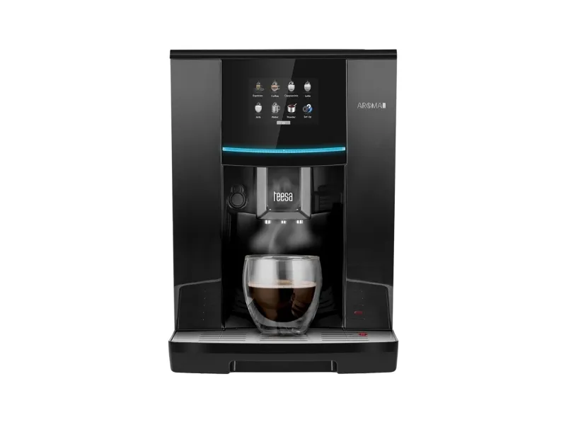 Teesa Tessa Aroma 800, Espressomaskine, 2 L, Kaffebønner, Malet kaffe, Indbygget kværn, 1500 W, Sort
