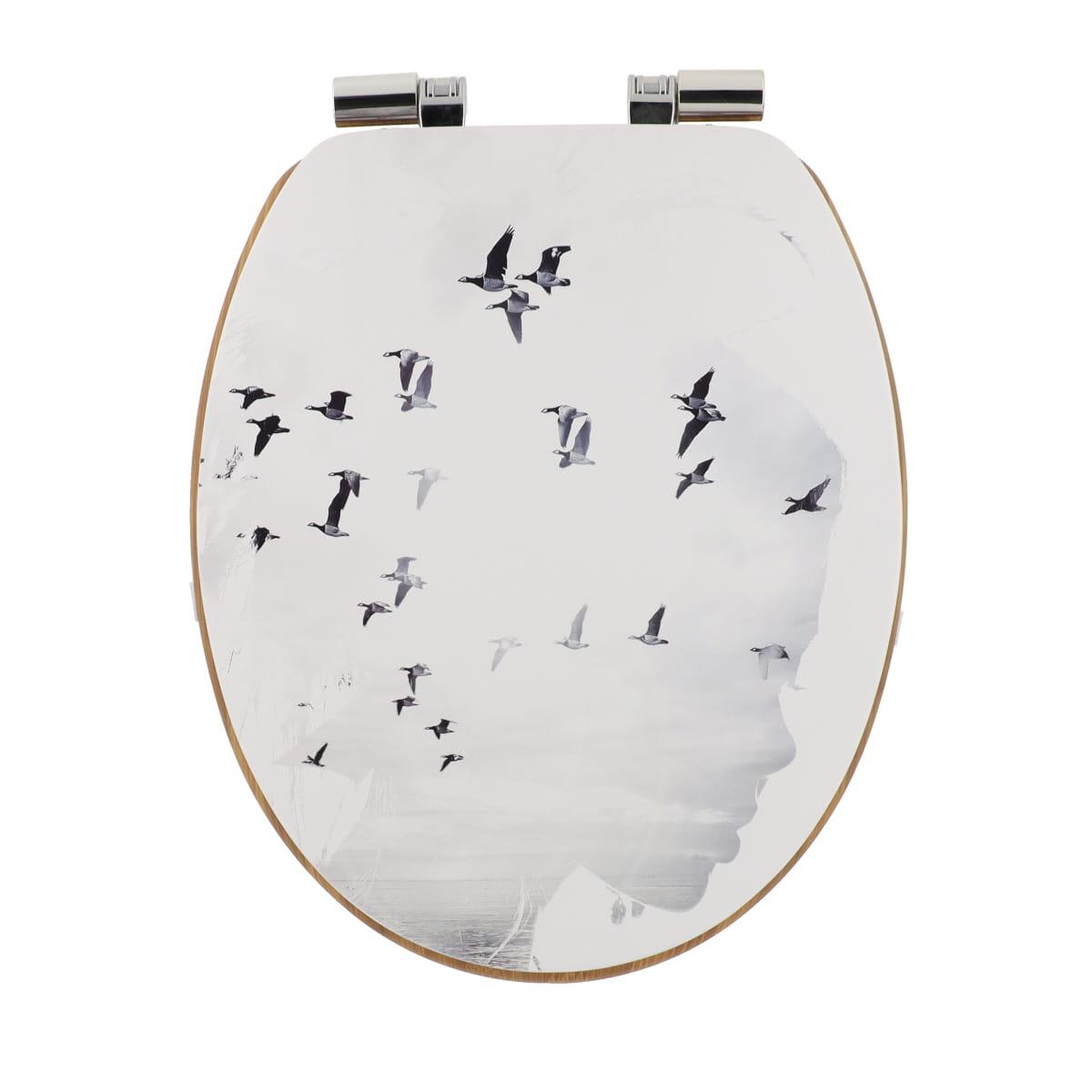 ABATTANT WC 18 POUCES COUVERCLE DESIGN ENVOLE