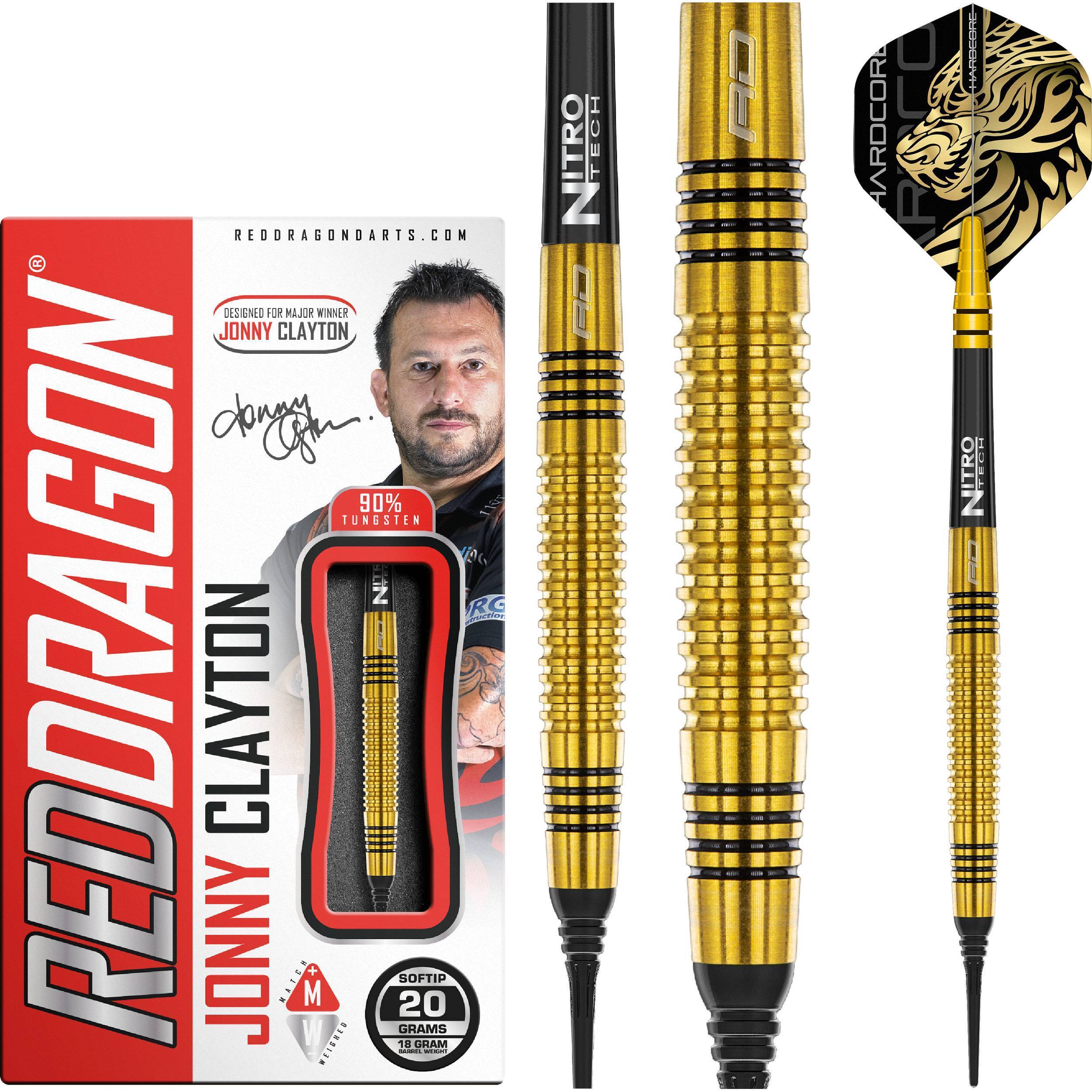 Red Dragon - Jonny Clayton Gold - Softdart
