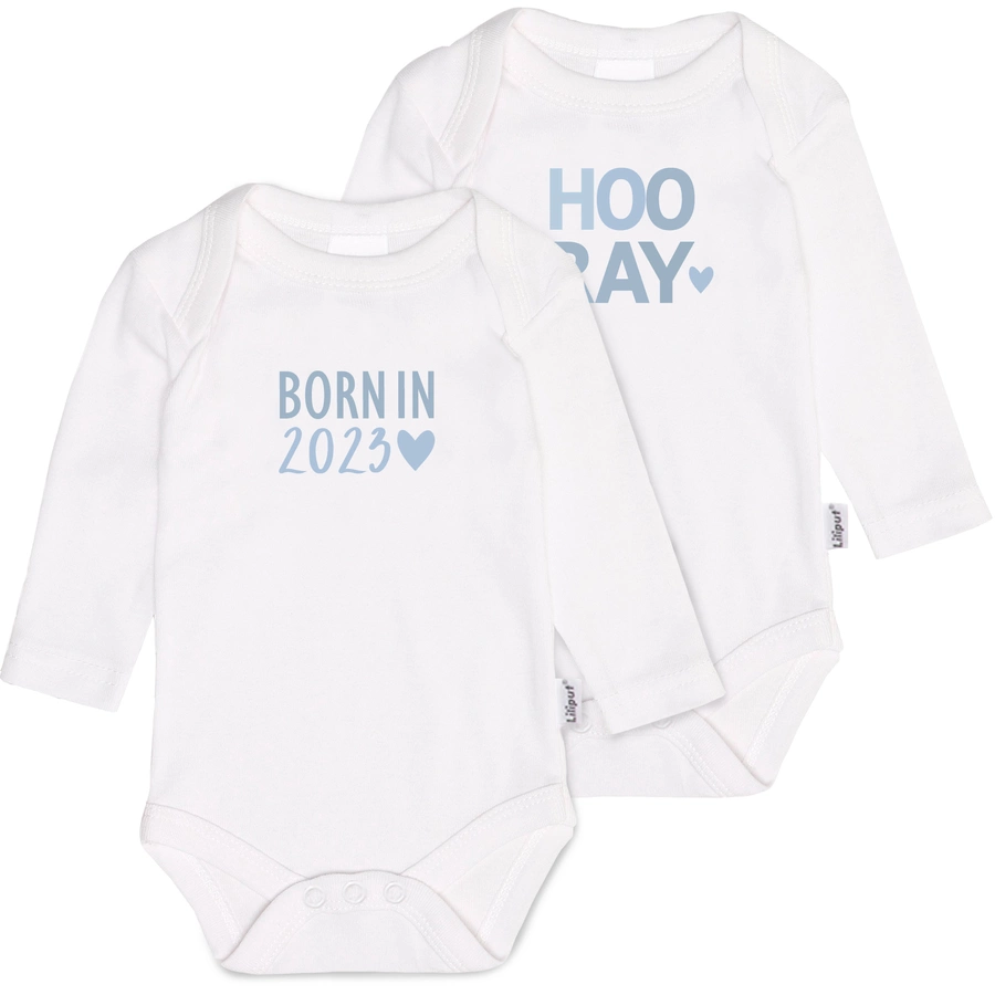 Liliput Langarmbody born in 2023 weiss