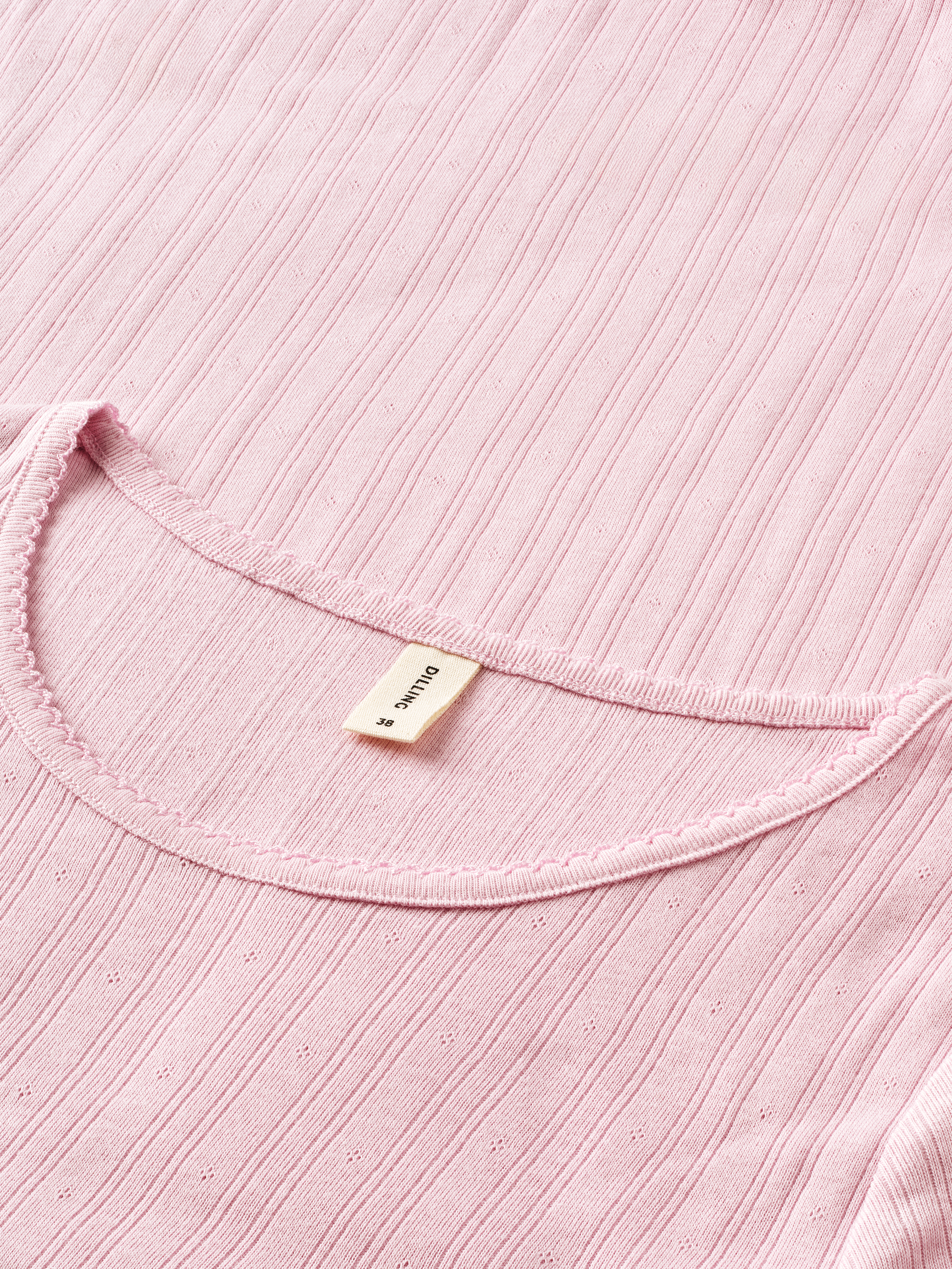 Pointelle shirt van katoen voor dames