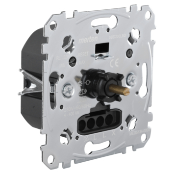 Merten inbouw dimmer led/gloei/halogeen 4-400 watt