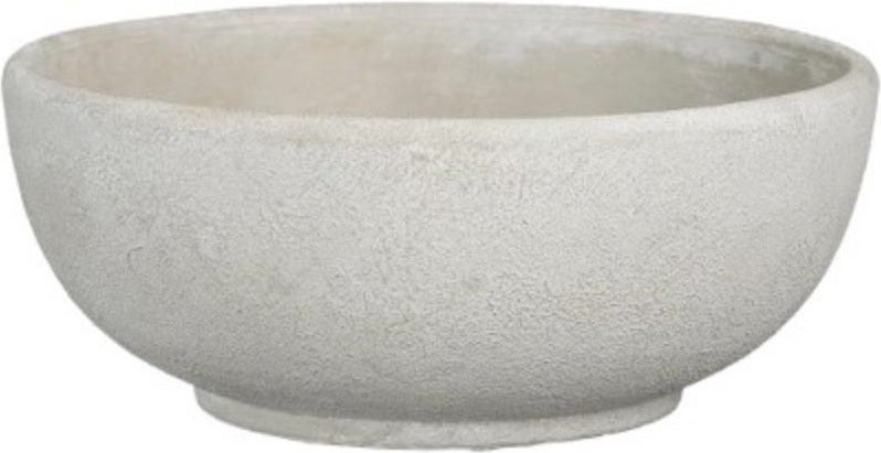 Mica Decorations bloempot Cliff grijs D 28 H 11 cm