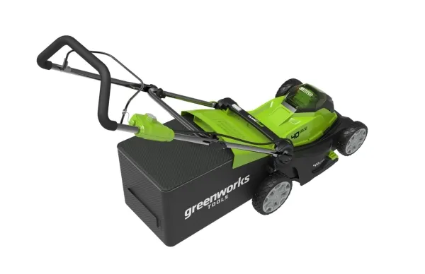 Greenworks G40LM41 Batteri Plæneklipper 40V - Inkl. 4 Ah Batteri og Oplader