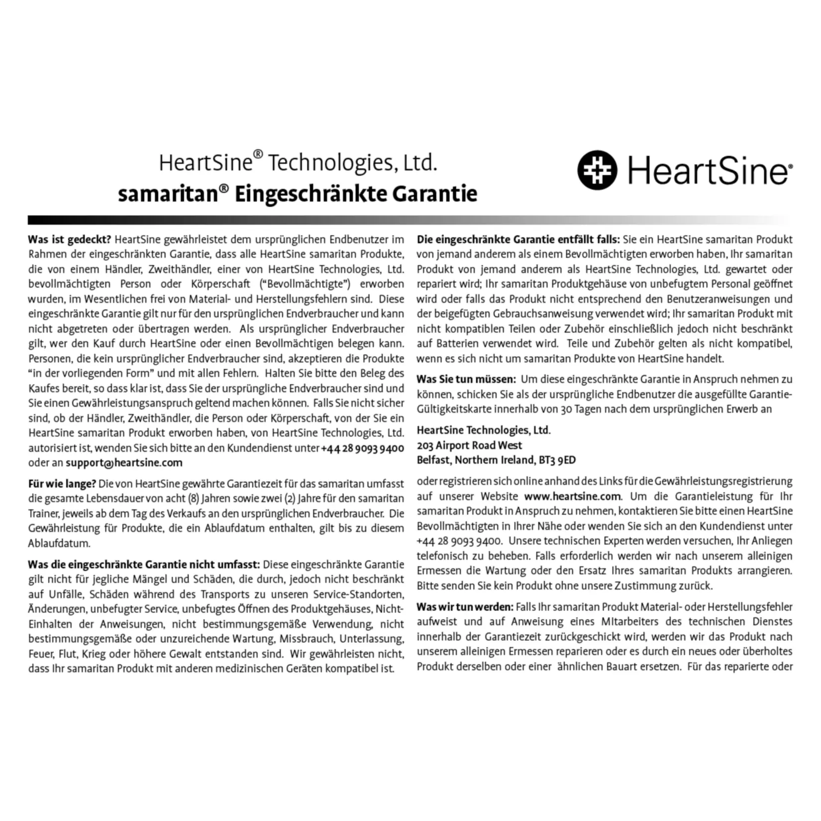 MedX5 HeartSine samaritan® PAD500P Reanimations-Defibrillator, AED-Set mit HLW-D Kontrolle, IEC2019