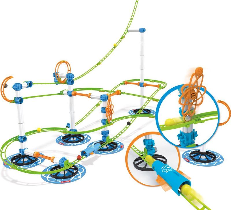 Quercetti - Knikkerbaan - Skyrail Evolution Ottovolante Multiway R - Kleur: Multicolor