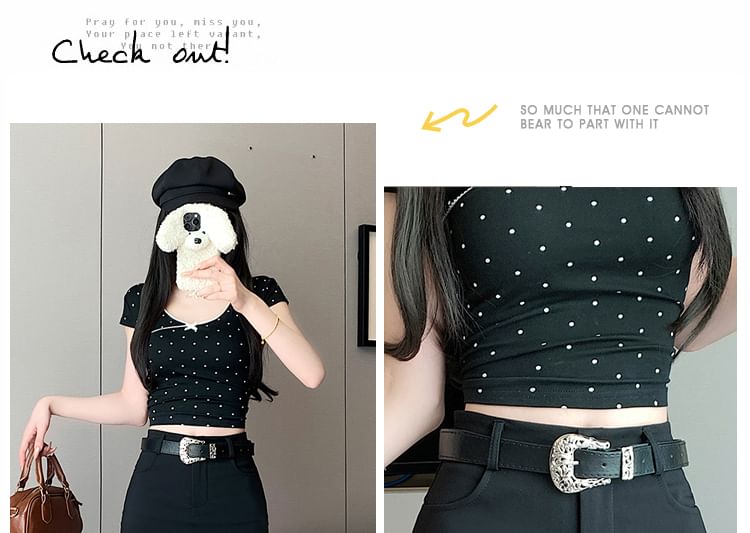 Magimomo - Hoge taille effen mini-kokerrok