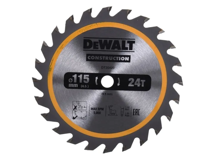 Dewalt DEWALT CIRCULAR SAW 18V 115mm WITHOUT BATTERIES AND CHARGER DCS571N DCS571N-XJ - SOLO