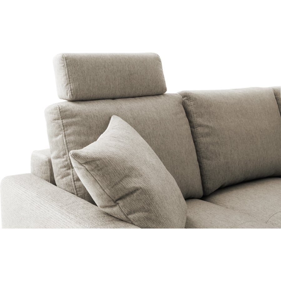 Kopfstütze Premium Pierre Stoff taupe