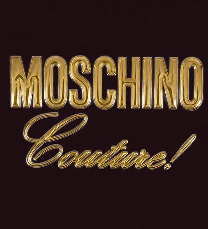 Moschino T-Shirt - Schwarz m. Gold