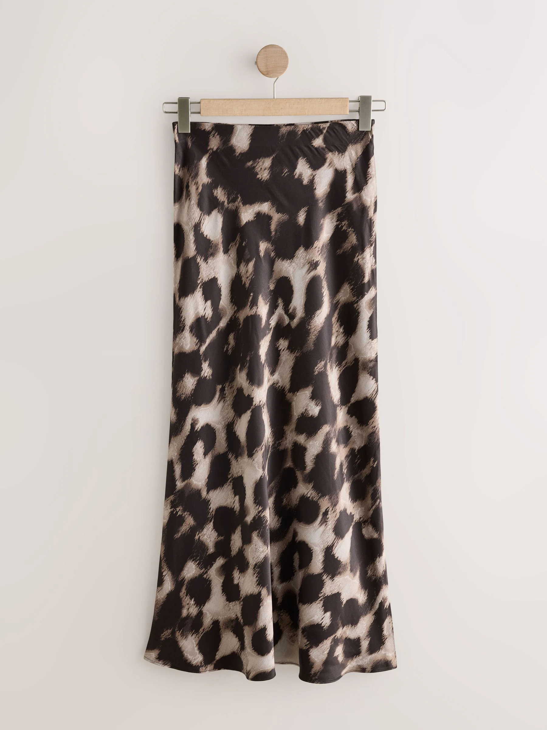 Dierenprint - Satijnen midirok