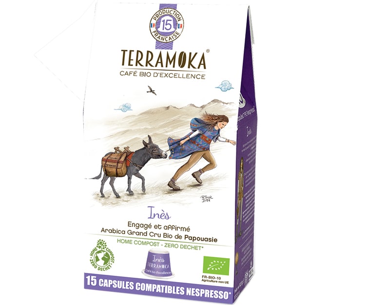 15 Capsules Ines Bio - compatibles Nespresso® - TERRAMOKA