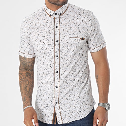 Chemise Manches Courtes Blanc