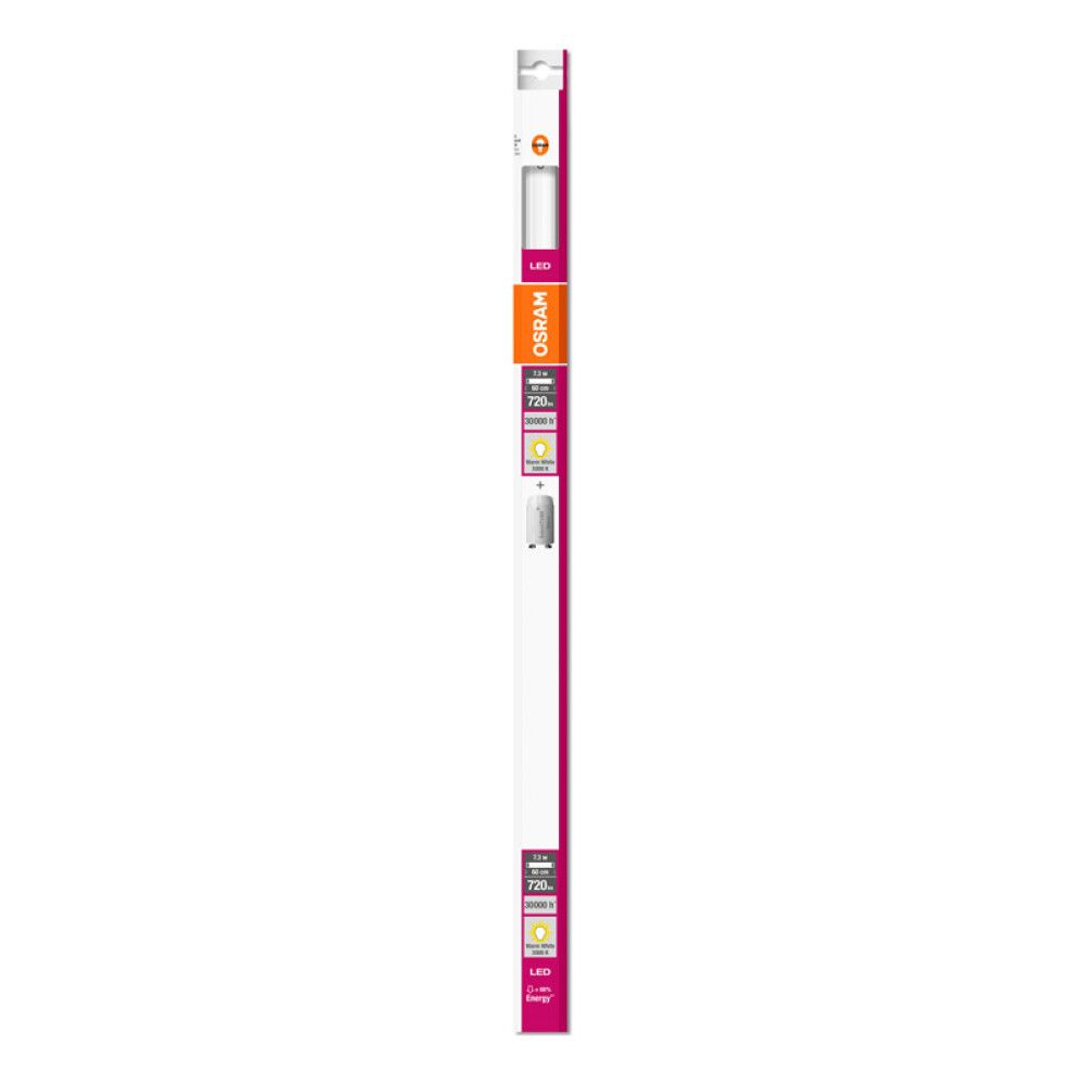 LYSRØR OSRAM 18 7,6W/830 ST8S-0.6M 7.6W EM