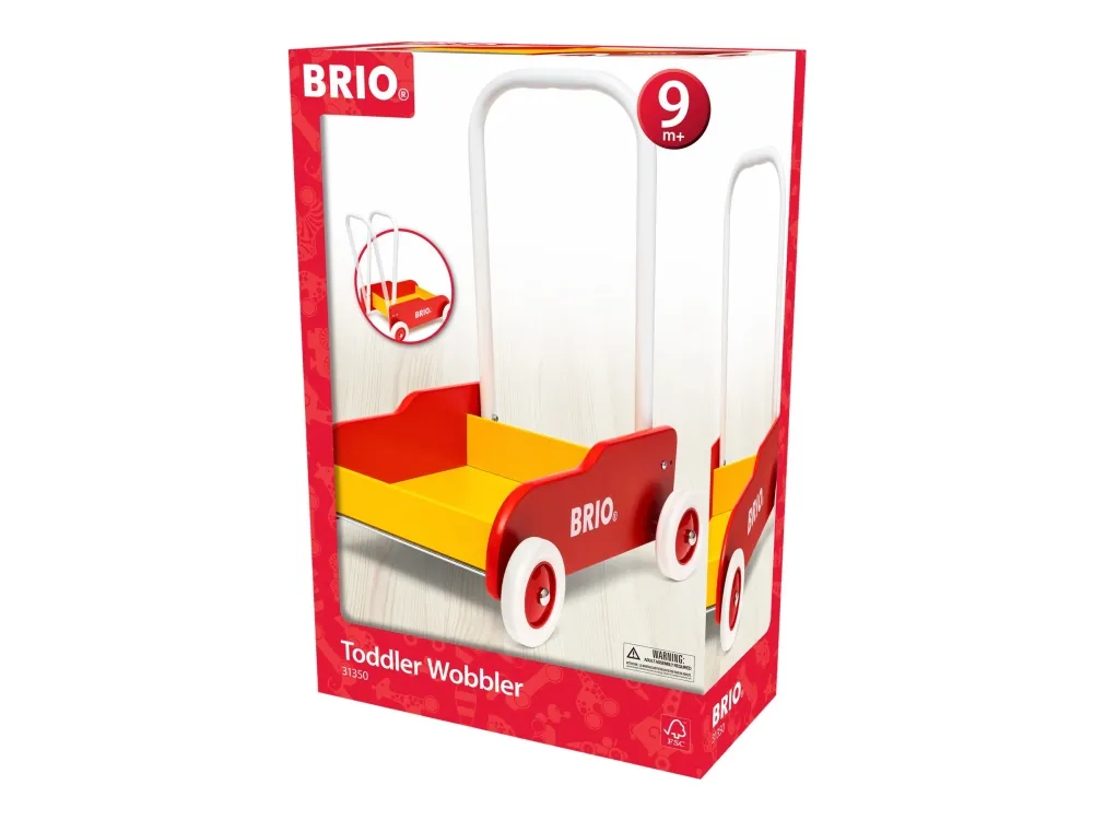 BRIO 31350 Lære-gå-vogn - Rød