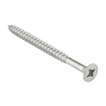 GAMMA schroef universeel platkop RVS 5.0x70 mm 70 stuks