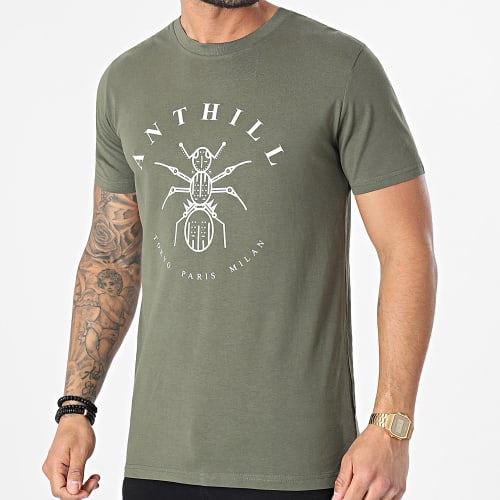 Tee Shirt Logo Vert Kaki