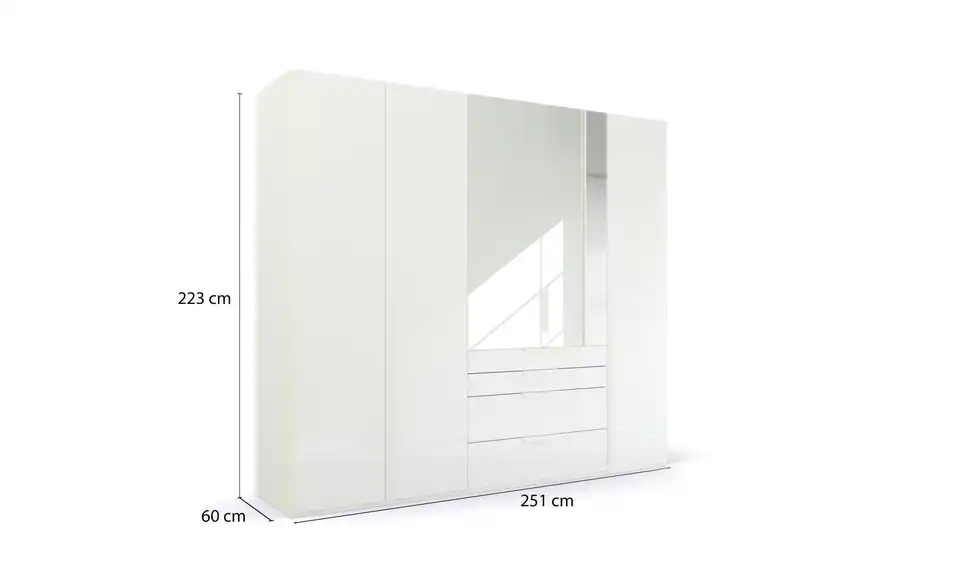 Drehtürenschrank 251 cm 5 Stück