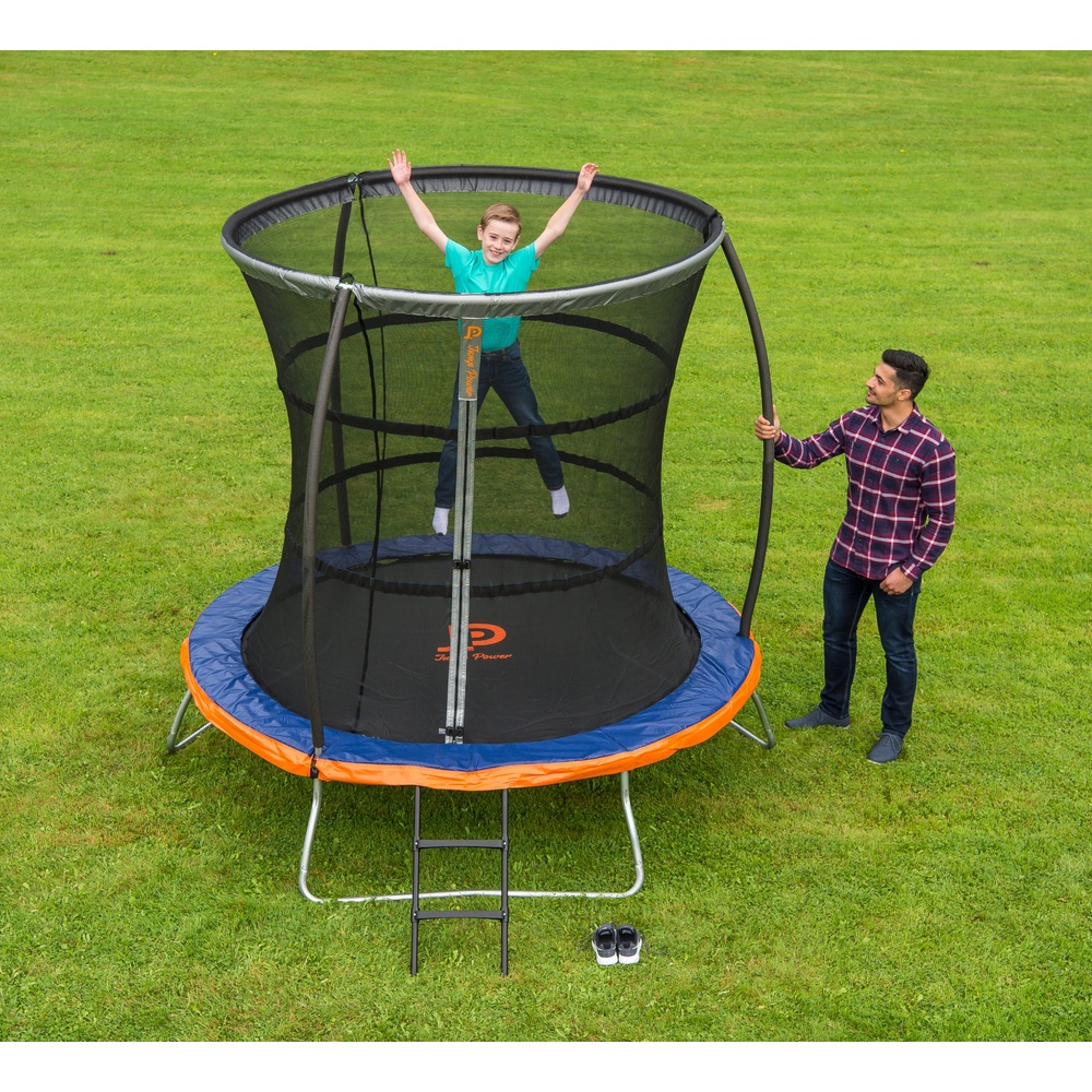 Jump Power 8ft Trampolin und Sicherheitsnetz