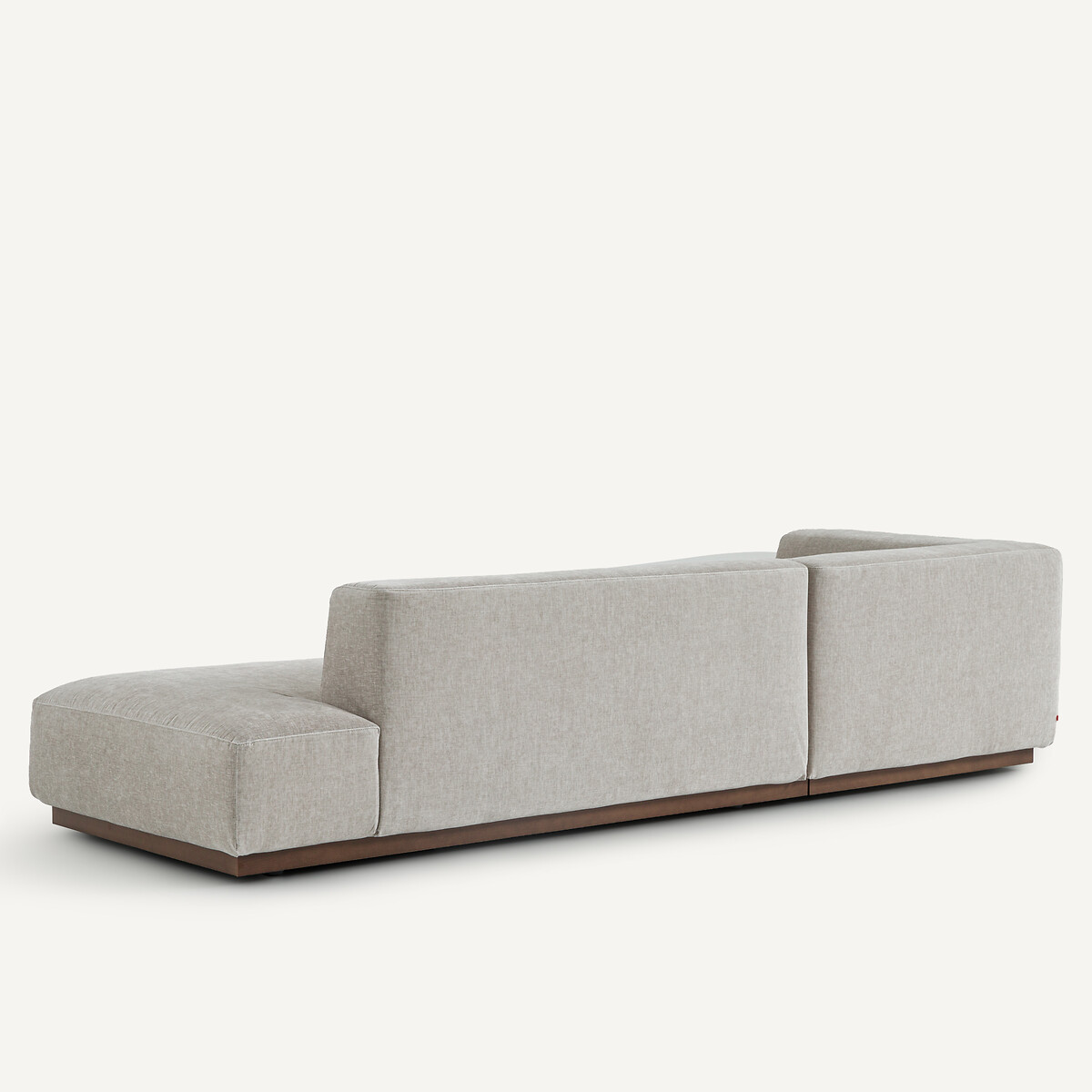 AM.PM<br>Sofá de canto esquerdo XL em veludo chenille, Jacopo