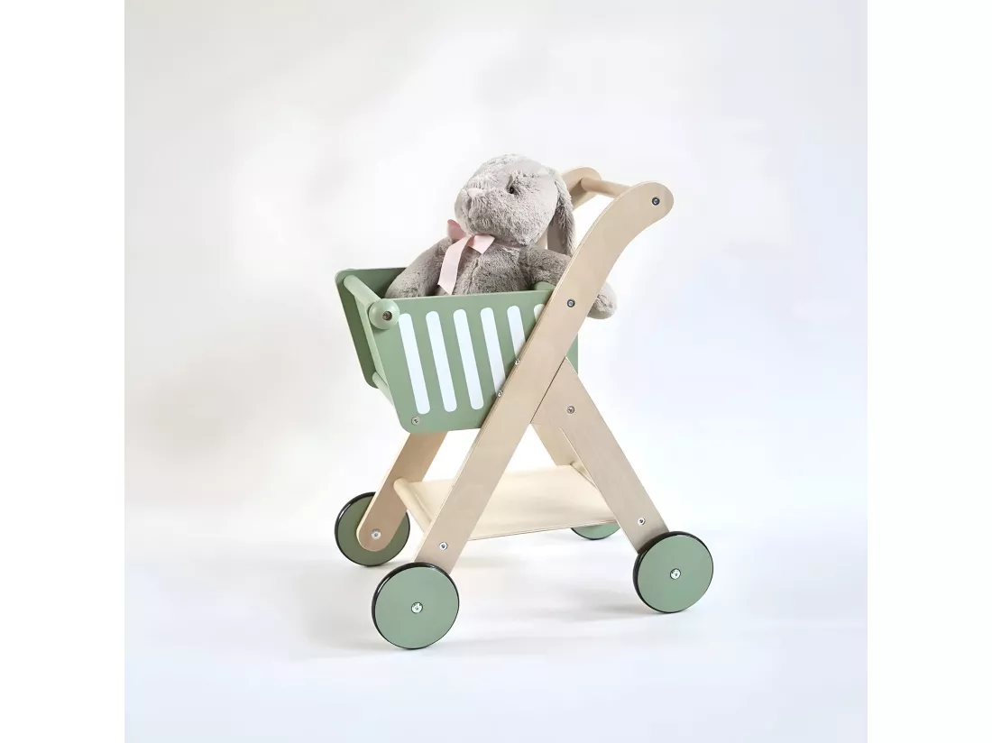 Jeu Chariot pour Enfants Bakly À partir de 3 ans Bois Multicolore 53x43x29