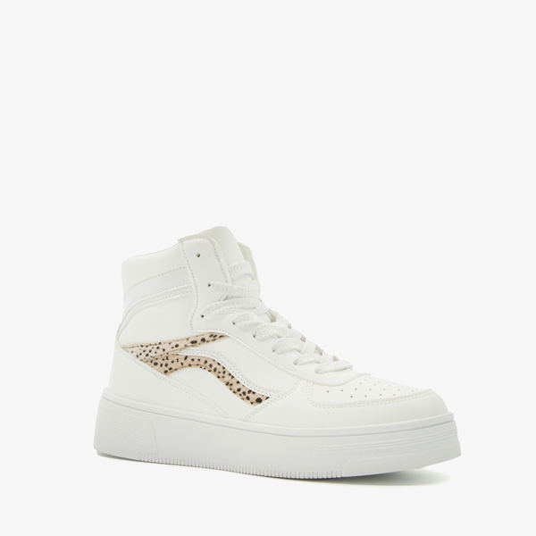 Blue Box hoge dames sneaker wit